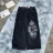 Hyhis Retro Hip Hop Goth Pattern Baggy Jeans Y2k Harajuku Black Pants Men Women High Waist Wide Leg Trousers Casual Streetwear
