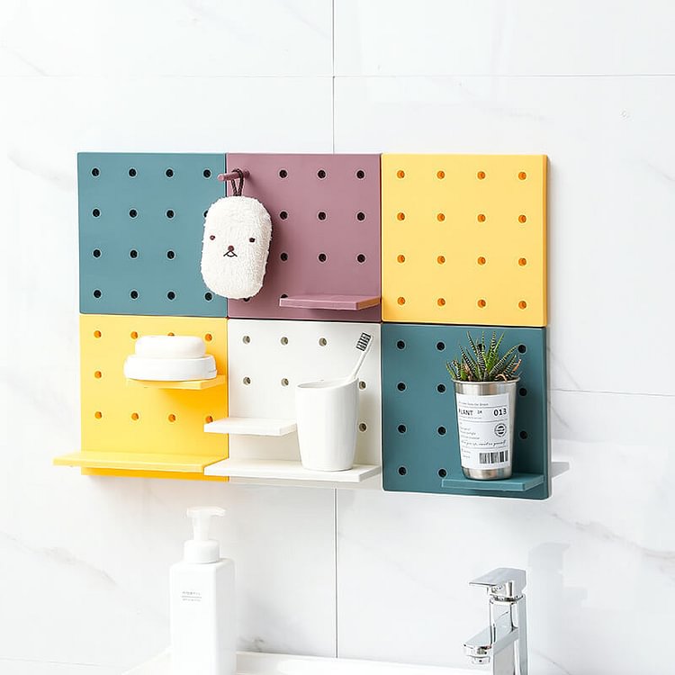 DIY Plastic Pegboard Wall Panel Kits🔥Buy 4 Get 20% OFF & Free Shipping🔥