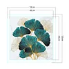 （No Printed Canvas）Ginkgo Biloba-11CT Counted Cross Stitch-50*50cm