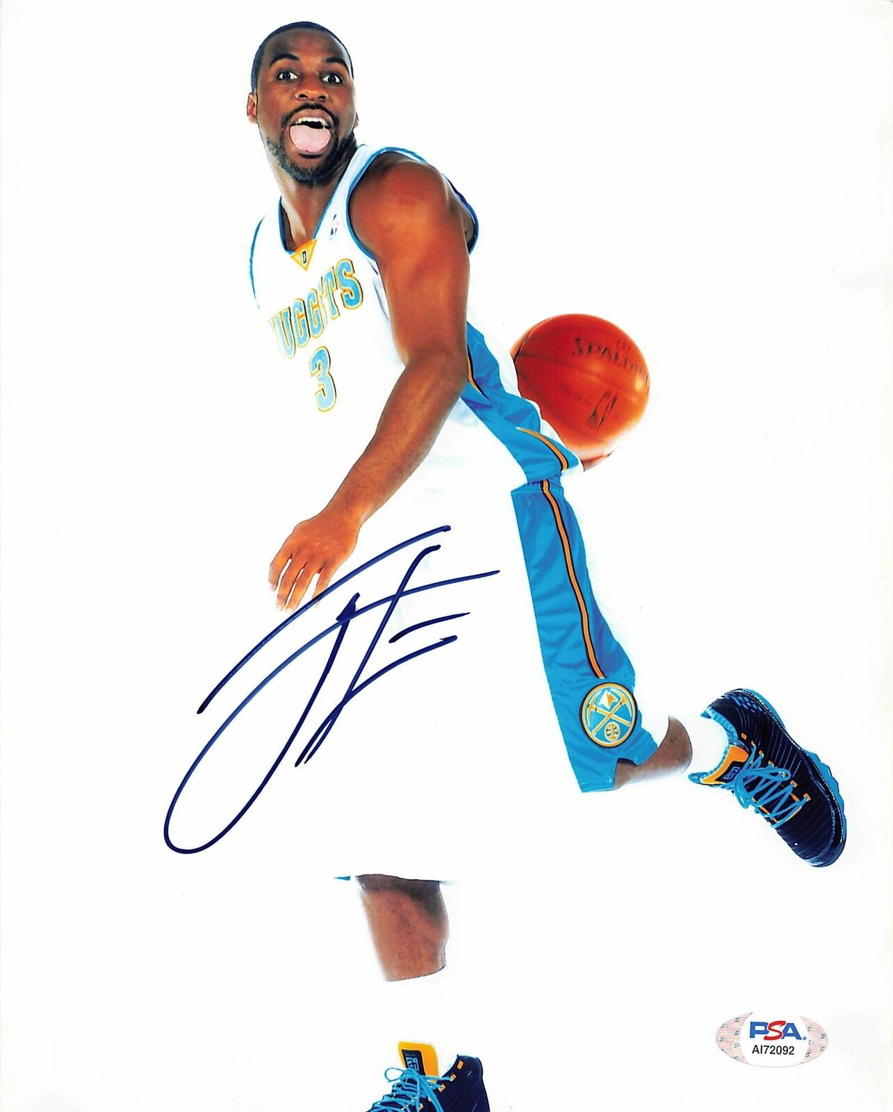 Ty Lawson signed 8x10 Photo Poster painting PSA/DNA Denver Nuggets Autographed