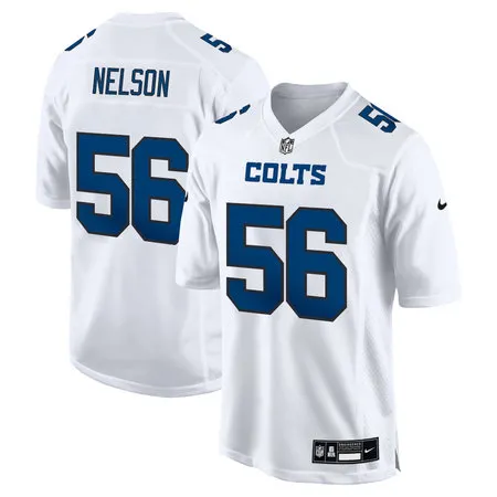 Youth Indianapolis Colts #56 Quenton Nelson Tundra White Fashion Game Jersey