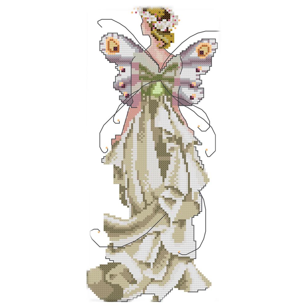 

Flower Fairy - 14CT Stamped Cross Stitch - 18*35cm, 501 Original