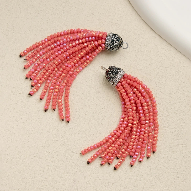 1 Piece Glass Solid Color Pendant