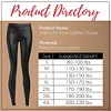 Women Stretch-Fit Faux Leather Pants
