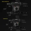 Motocross Knee Pads Adjustable Motorbike Knee Guard Anti-fall for Cycling Racing