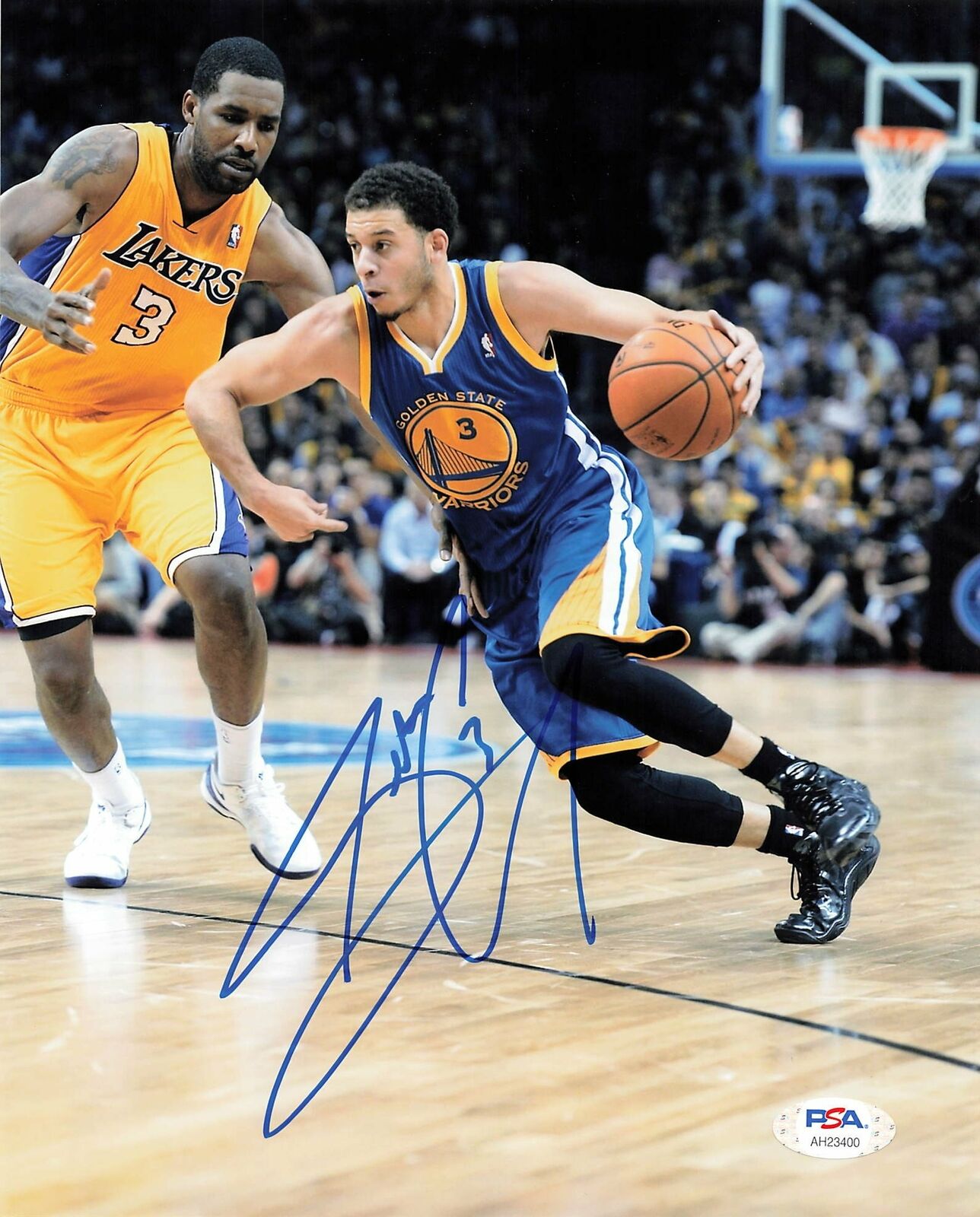 Seth Curry signed 8x10 Photo Poster painting PSA/DNA Warriors Autographed Dallas Mavericks