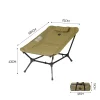 Outdoor Travel Reclining Chair Storage Camping Folding Chair