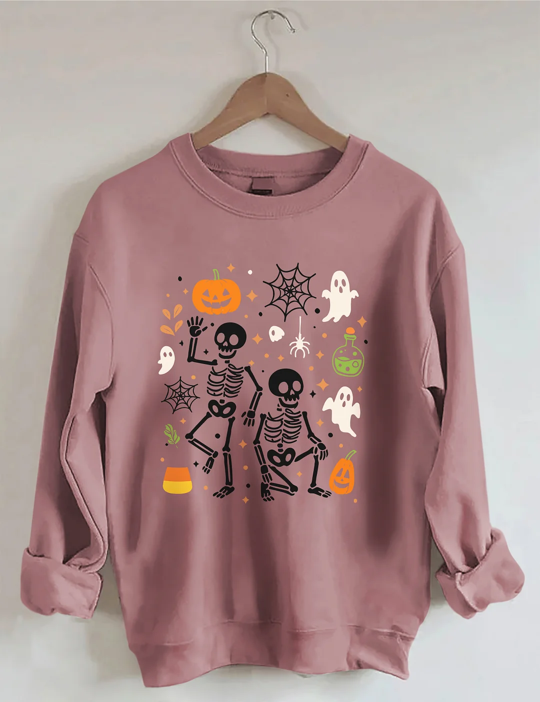 Slightly Subtle FDT Halloween Skeleton Sweatshirt