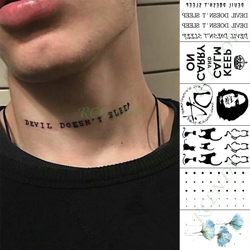 Waterproof Temporary Tattoo Sticker Love Heart Heartbeat Fake Tatto sexy clavicle Hand Arm Flash Tatoo for Kid Girl Men Women