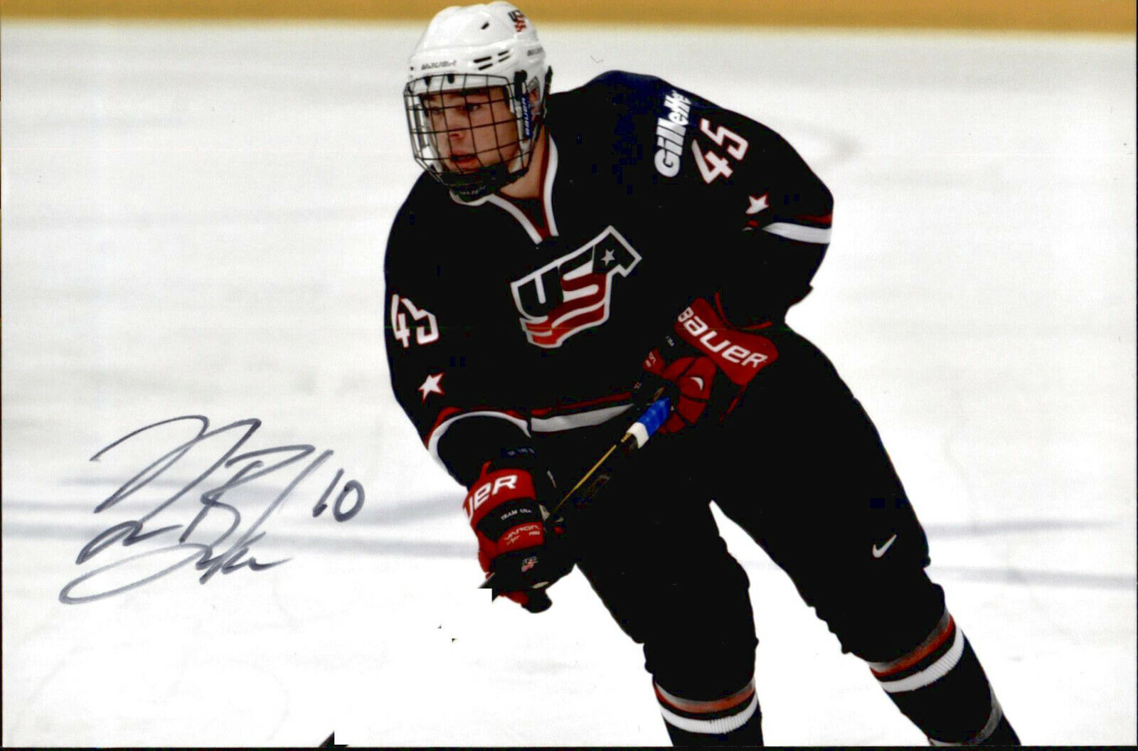 Nicholas Boka SIGNED 4x6 Photo Poster painting TEAM USA USNTDP / MINNESOTA WILD #2