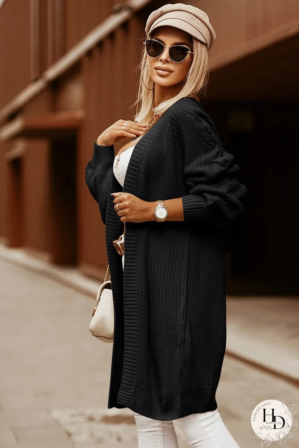 Versatile Long Knit Cardigan