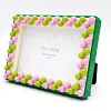 Candy DIY Building Block Photo Frame Kit,Creative Handmade Assembled Photo Frame Handmade Craft Gift Home Tabletop Display Decor