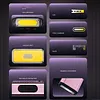 Rechargeable Mini LED Flashlight W/ Magnetic&Clip for Home Camping Emergency Use
