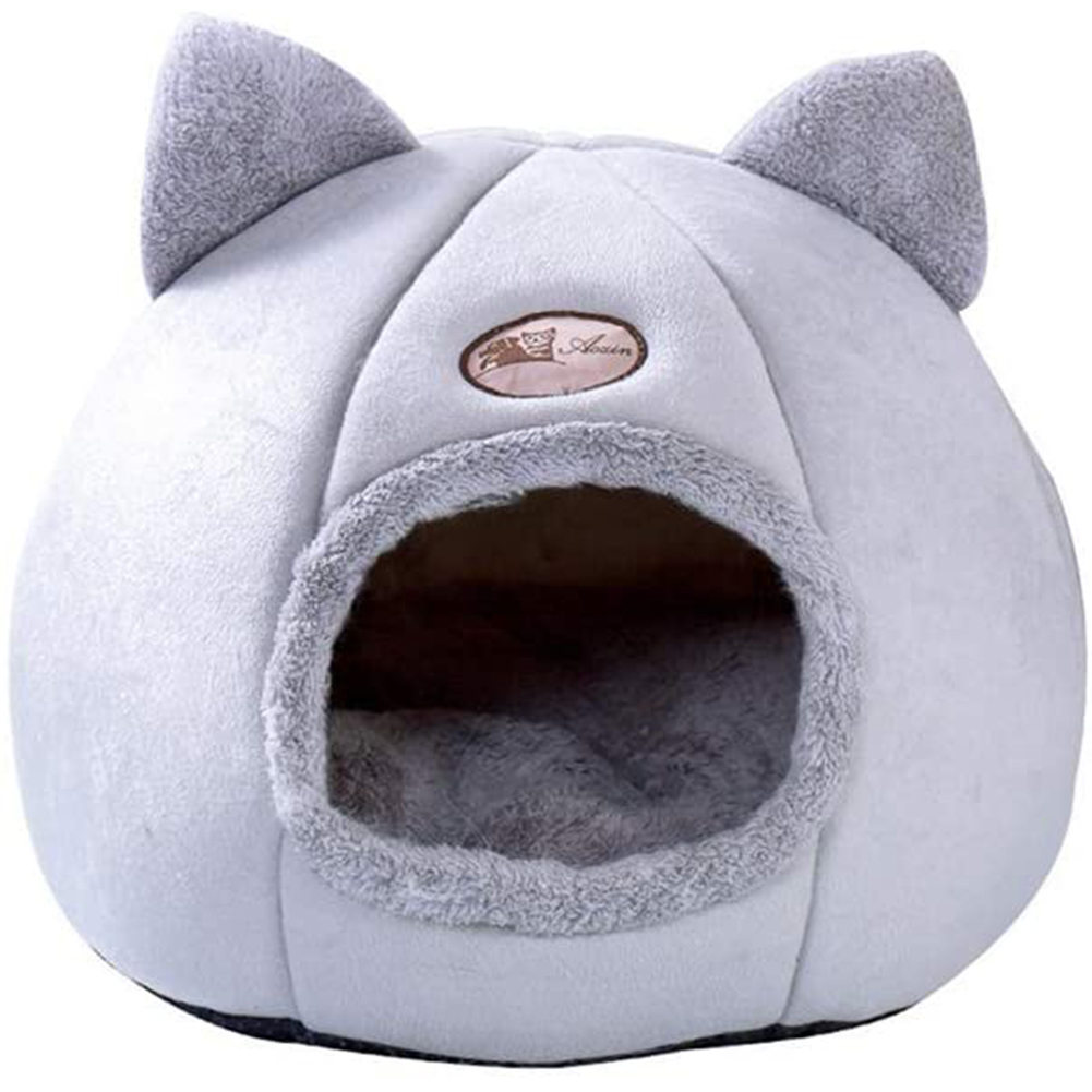 

Washable Cushion Cozy Cave Pet Bed Kennel Round Square Cat Sleeping Bag, 501 Original