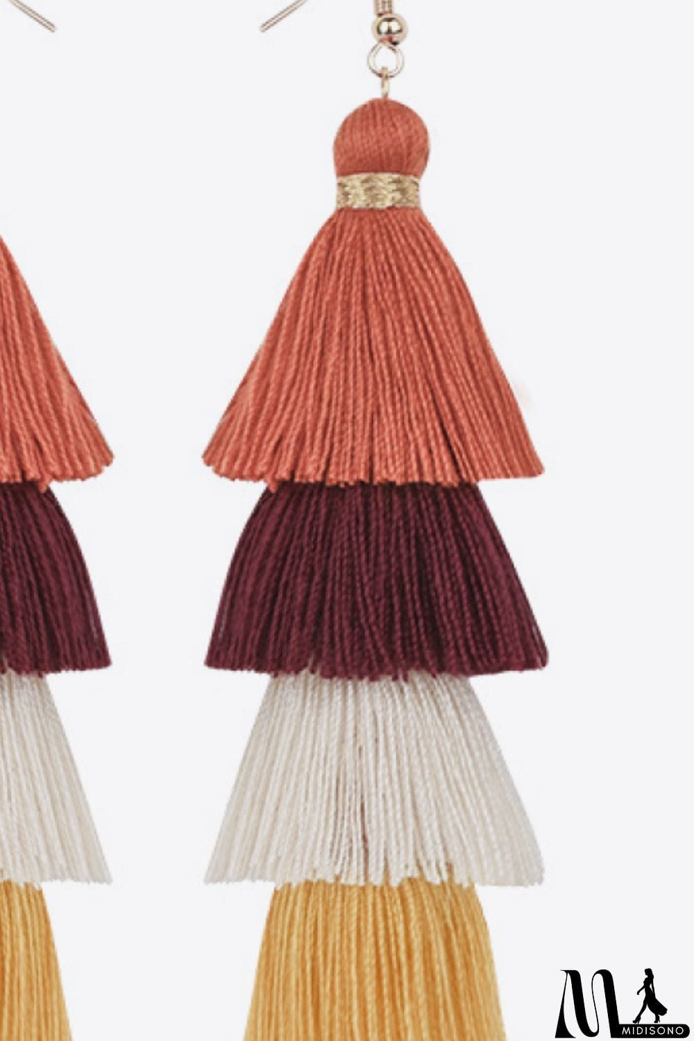 MidiSono - Layered Tassel Earrings