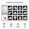 12Pcs DIY Pearl Painting Transportation for Home Wall Decor(15x15cm)