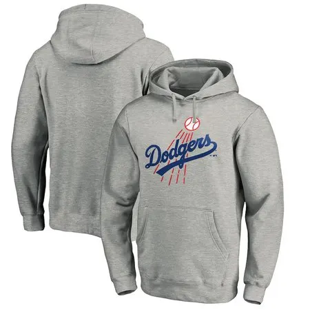 Men's Los Angeles Dodgers 2024 World Series Champions Gray Hoodie 3AR0