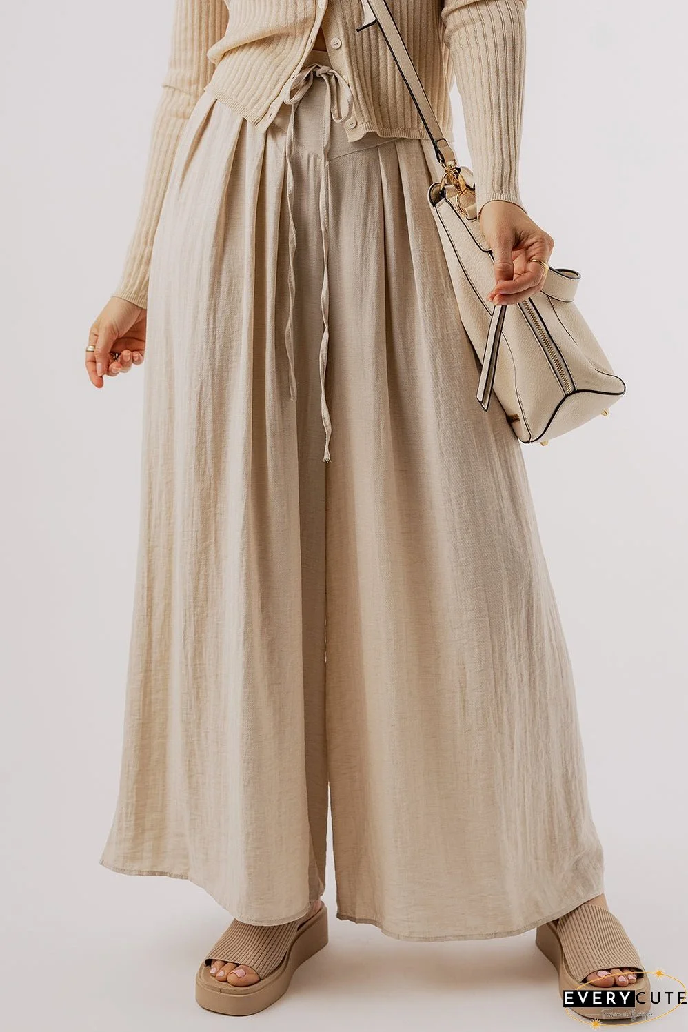 Tied Wide Leg Pants
