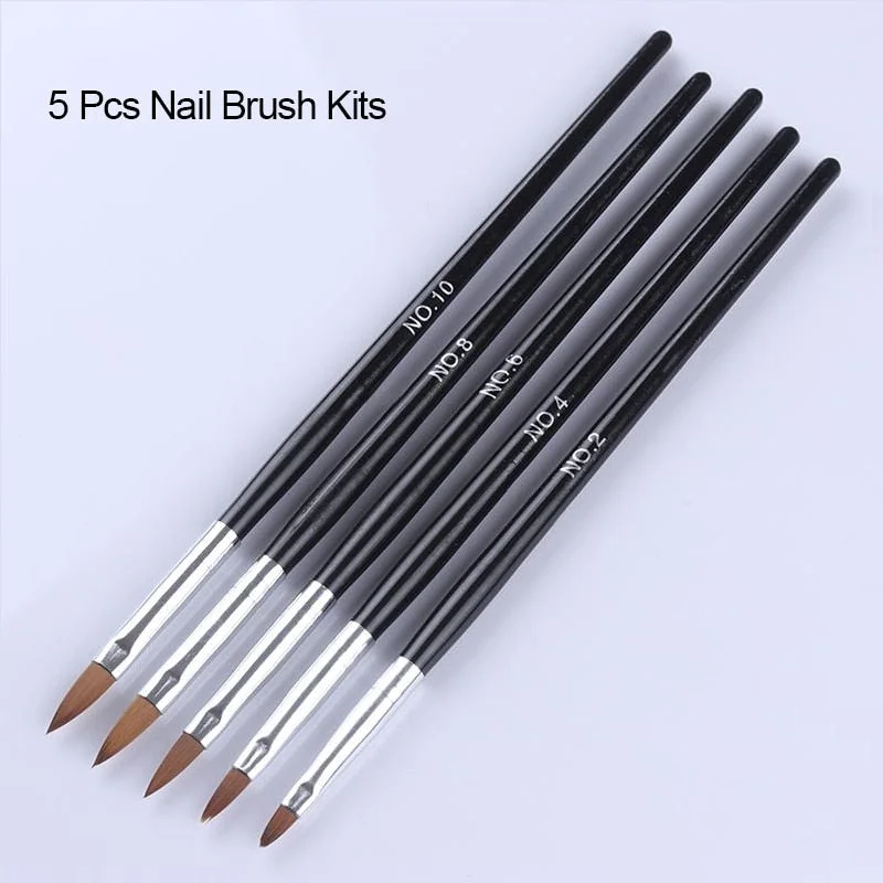 3/5/7/10PCS Multi-Styles Nail Wood Sticks Nail Dotting Pen Nail Brush Kits Nail Art Rhinestones Gems Picking Pen Nail Art Tools-Nail Inspo
