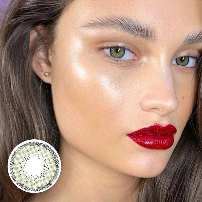Olivine Colored Contact Lenses