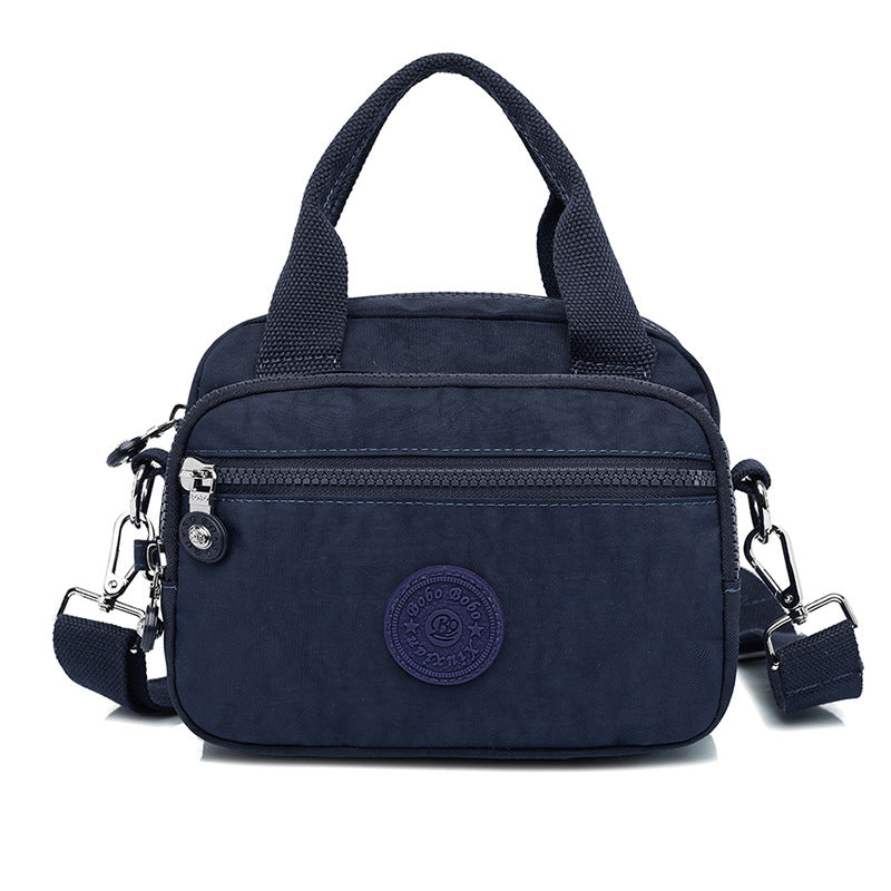 Functional Multi-Compartment Solid Color Handbag | 168DEAL