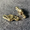 Classic Three-Leaf Wild Boar Finger Tip Gyroscope Decompression Toy Handmade Copper Finger Gyroscope Rotating EDC Manual Spinner Decompression Toy