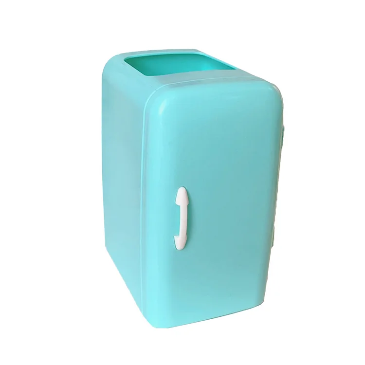 Refrigerator Shape Pen Holder Pencil Pot Storage Brush Holder Desk Tidy Box