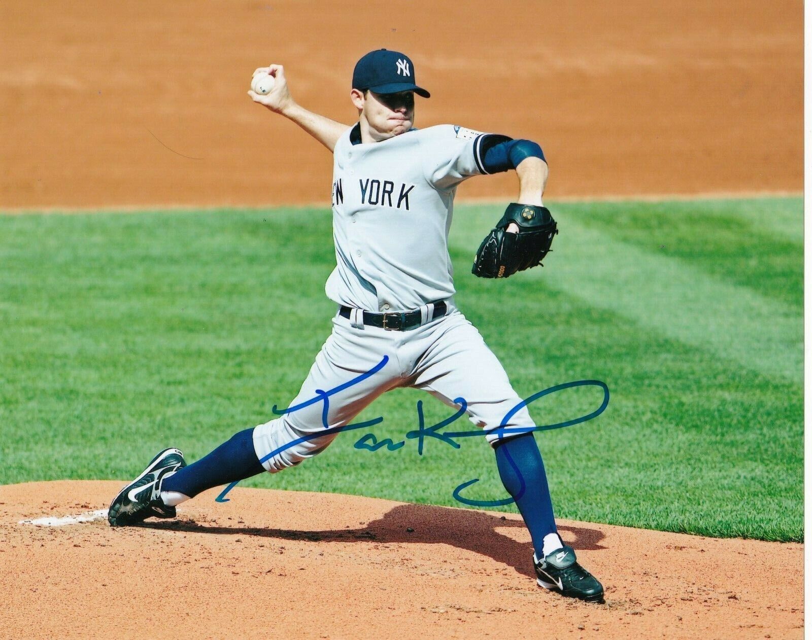 IAN KENNEDY NEW YORK YANKEES ACTION SIGNED 8x10