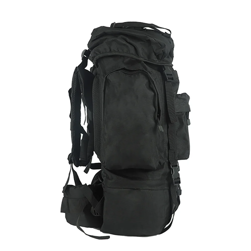 ohhunt® 65L mountaineering bag large capacity outdoor backpack professional hiking mountaineering bag rain cover black