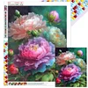 Blume - quadratischer Bohrer Diamond Painting - 40*50cm