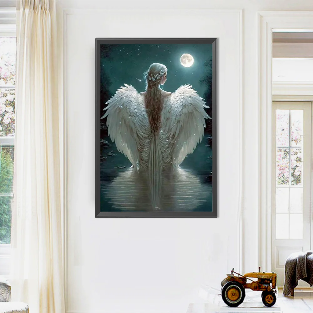 Partial AB Diamond Painting - Full Round Drill - Angel(Canvas|45*65cm)