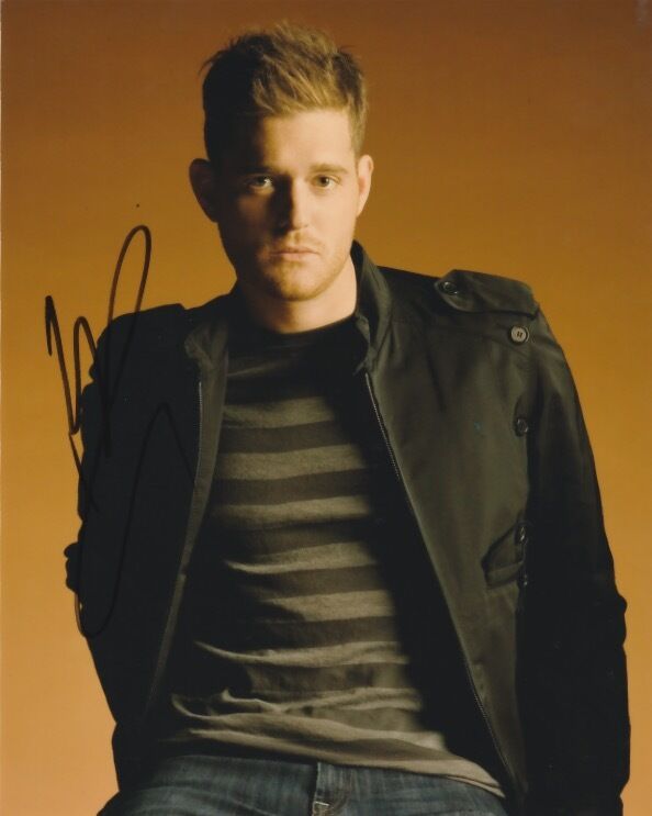 Michael Buble Autographed Signed 8x10 Photo Poster painting COA C