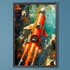 Diamond Painting -DIY Full Square Drill Rocket(65*45CM)