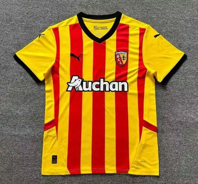 RC Lens maillot foot domicile 2024 2025 Maillot De Fou, site maillot de foot pas cher