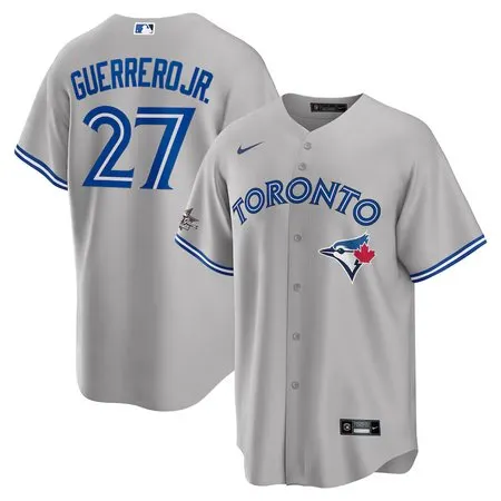 Youth Toronto Blue Jays #27 Vladimir Guerrero Jr.  Gray 2025 MLB All-Star Game Road Replica Player Jersey