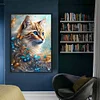 Cat Butterfly - 11CT Stamped Cross Stitch 40*60cm