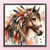(US Local)Horse-11CT Stamped Cross Stitch Kit(40x40cm)