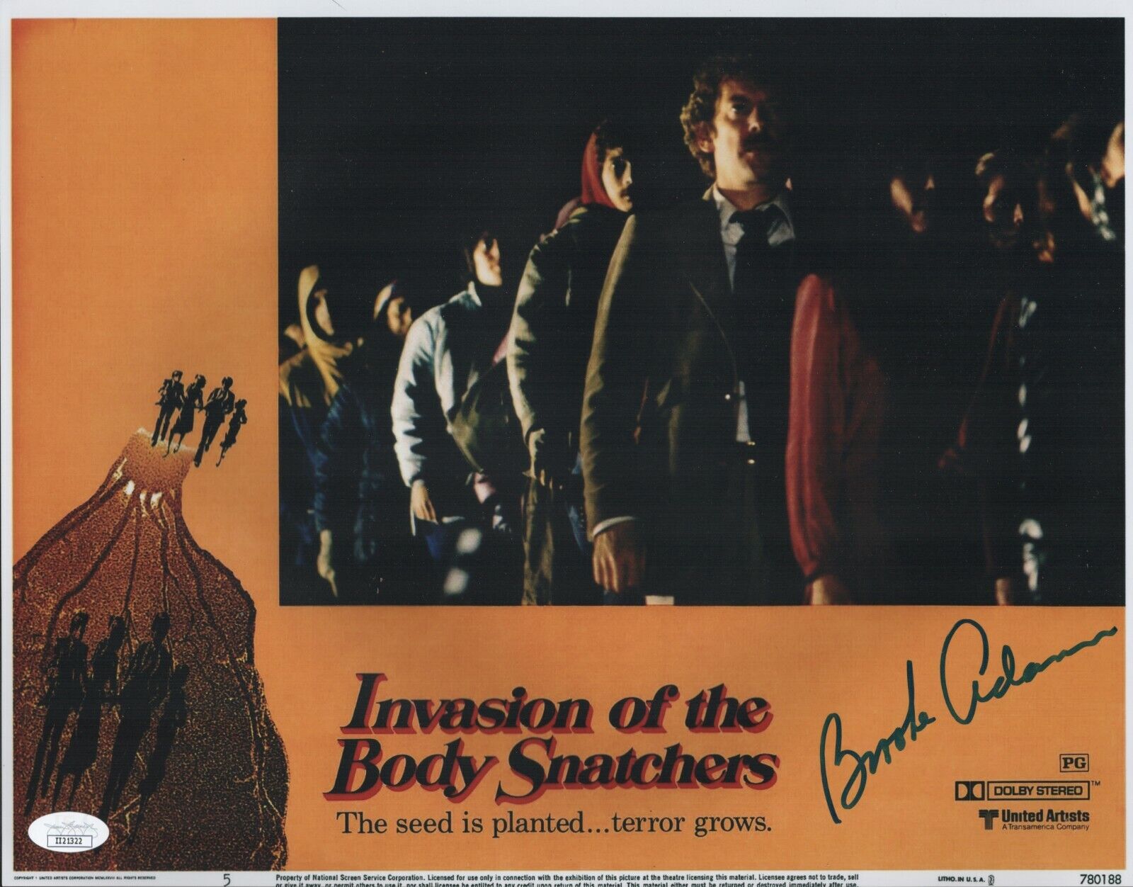 Brooke Adams Signed 11x14 Invasion of the Body Snatchers Authentic Auto JSA COA