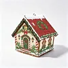 DIY 3D Diamond Painting Wooden Puzzle, Jigsaw Puzzle Diamond Art Holiday Party Xmas Decorations Hanging Kits