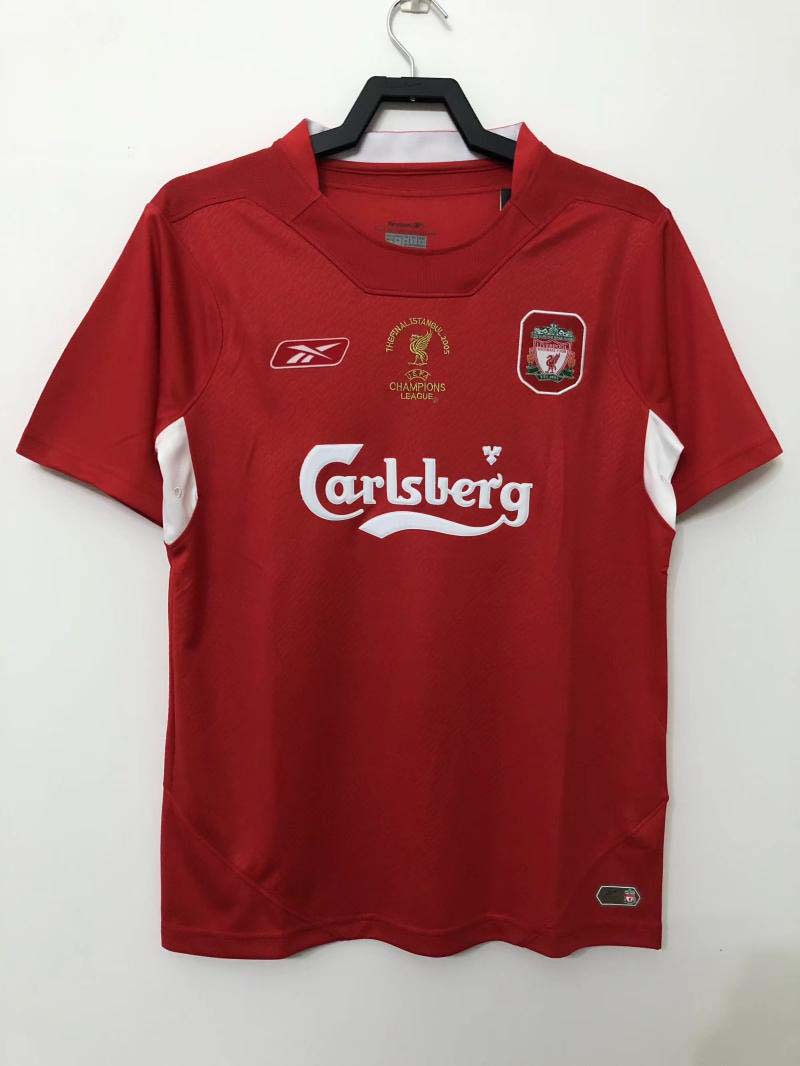 2004-2005 Retro Liverpool Home Football Shirt 1:1 Thai Quality