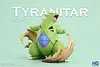 1/20 & 1/8 Scale World Zukan Evolution of Tyranitar Set & Mega Tyranitar - Pokemon Resin Statue - MG Studios