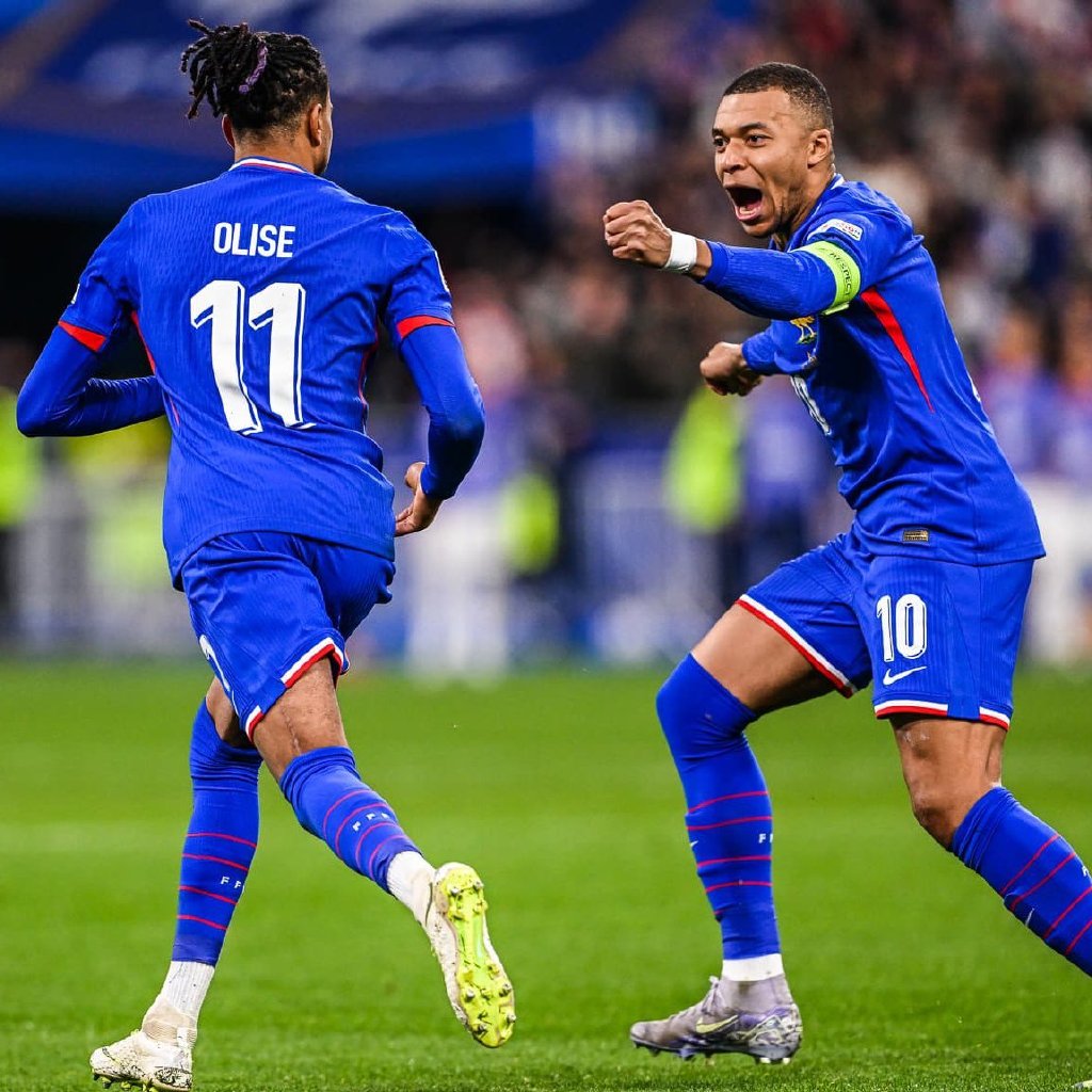 Mbappé and Olise Score, France Beats Ukraine 2-0jersey|football shirt|football kit|football sportswear