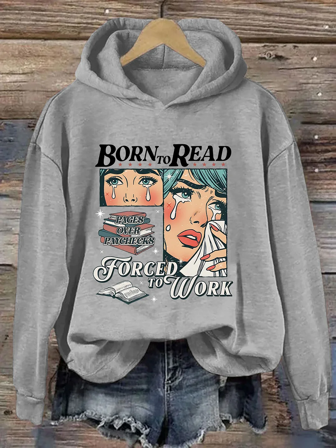 Born To Read Bookish Hoodie