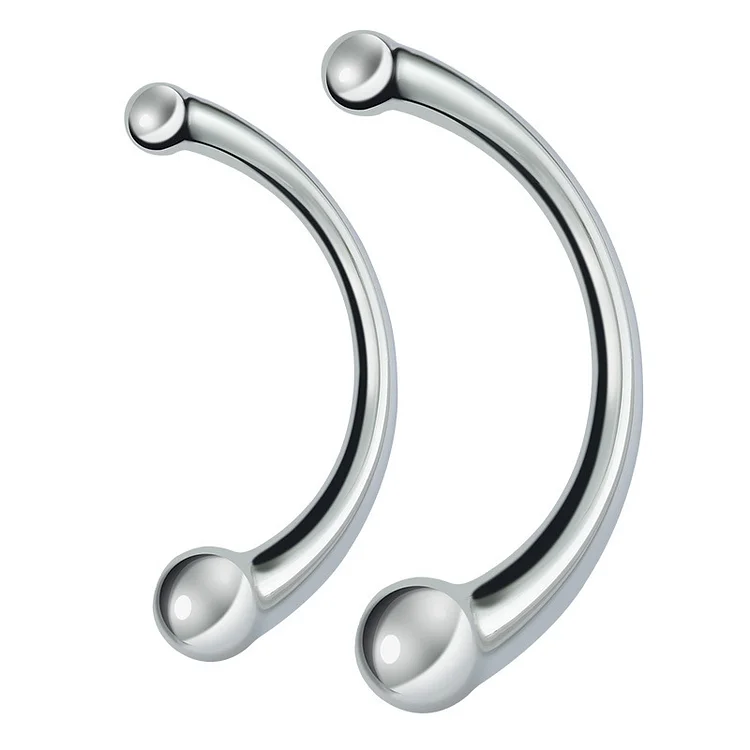 Double-Headed Metal Prostate & G-Spot Massager | Premium Anal Plug & Pleasure Stick