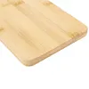 2Pcs Bamboo Tea Serving Tray Portable Cutting Board & Storage Bag for IGT Table