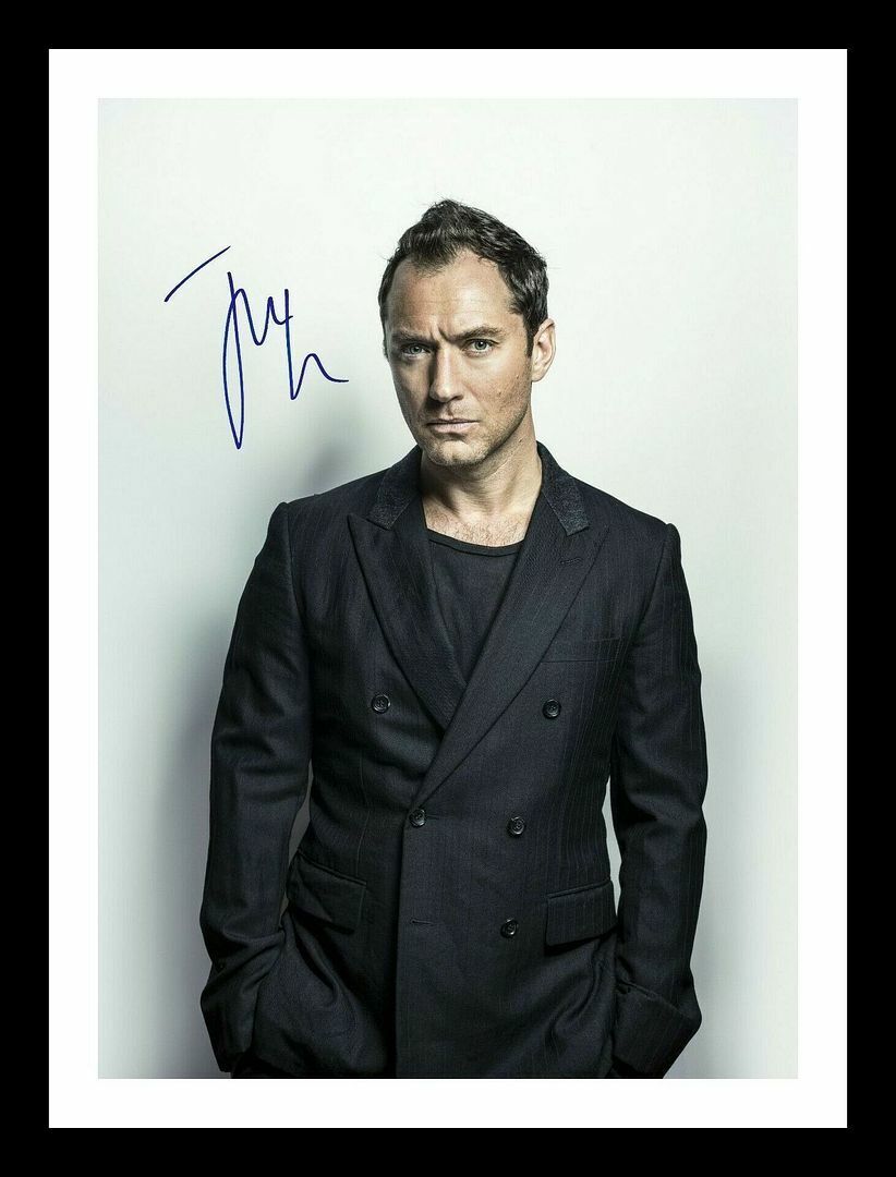 Jude Law Autograph Signed & Framed Photo Poster painting 4