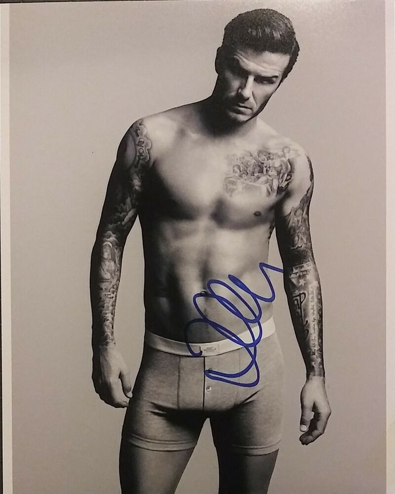 David Beckham signed 8x10