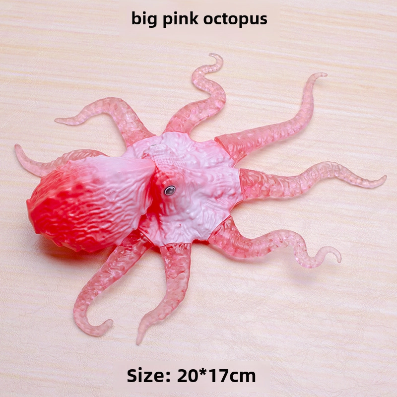 Simulation Of Marine Animals Underwater World Soft Glue Octopus Crab Model Vent Decompression Stretch Children’s Toys
