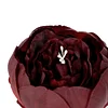 10 Pack | 3" Burgundy Artificial Silk DIY Craft Peony Flower Heads
