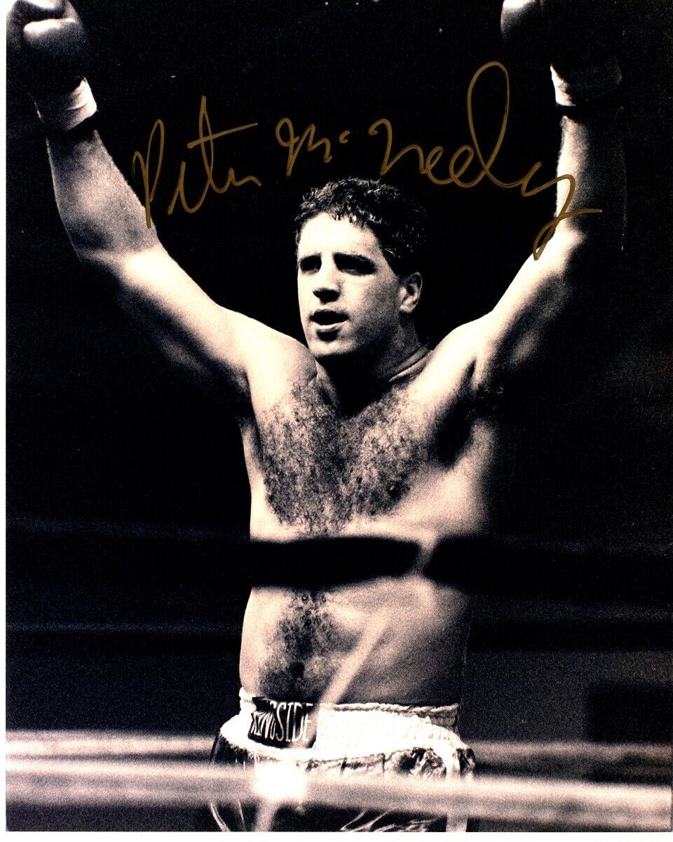 Peter McNeely Signed - Autographed Boxing 8x10 inch Photo Poster painting